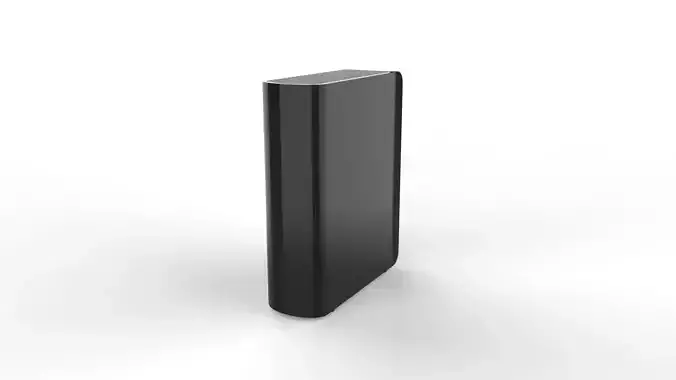 External hard drive 3D model