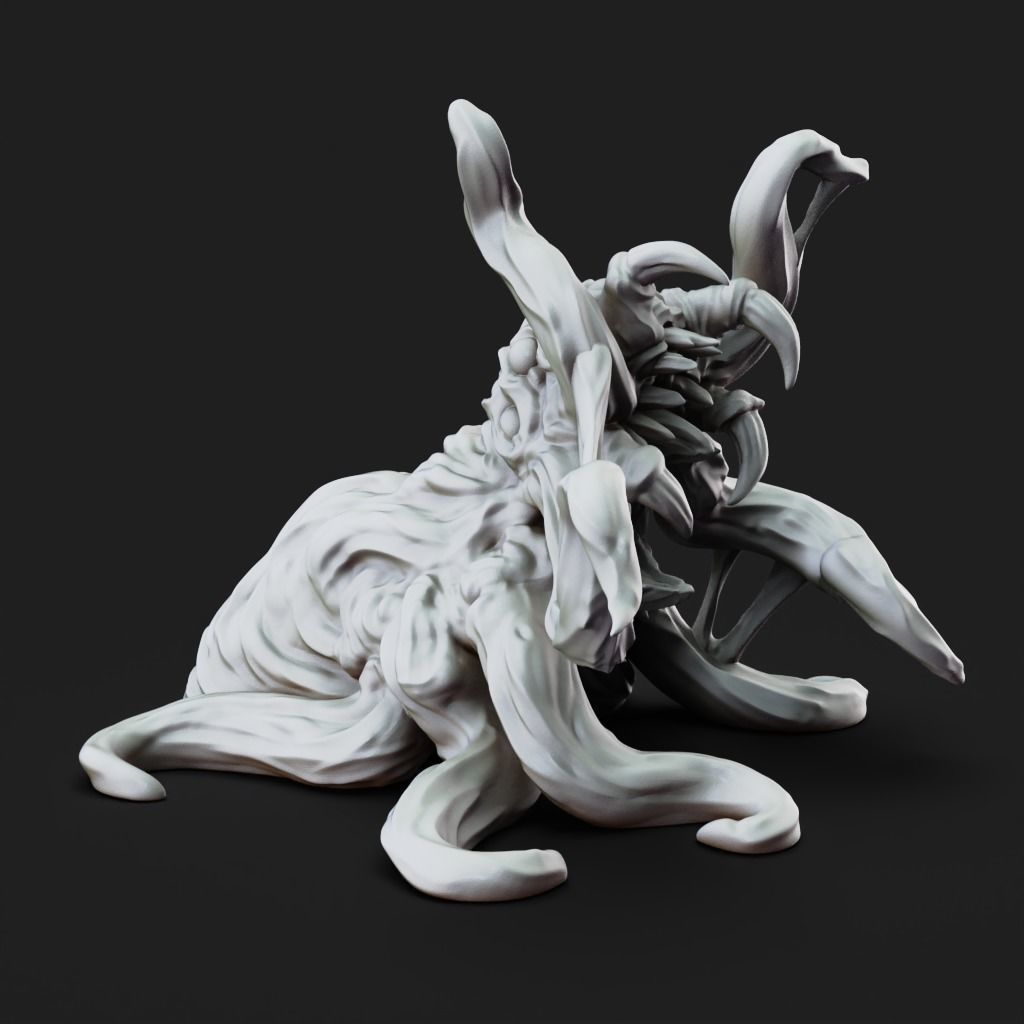 Dark Weaver - 3D Printable TTRPG - PRESUPPORTED - 32mm Scale 3D print model_9