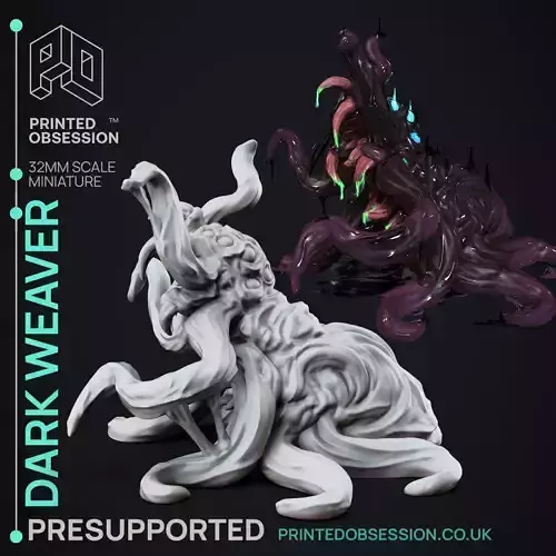 Dark Weaver - 3D Printable TTRPG - PRESUPPORTED - 32mm Scale