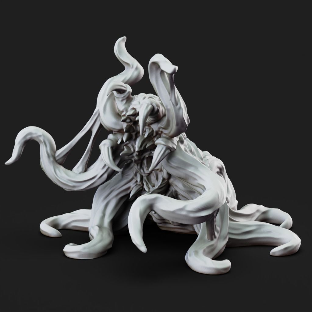 Dark Weaver - 3D Printable TTRPG - PRESUPPORTED - 32mm Scale 3D print model_3