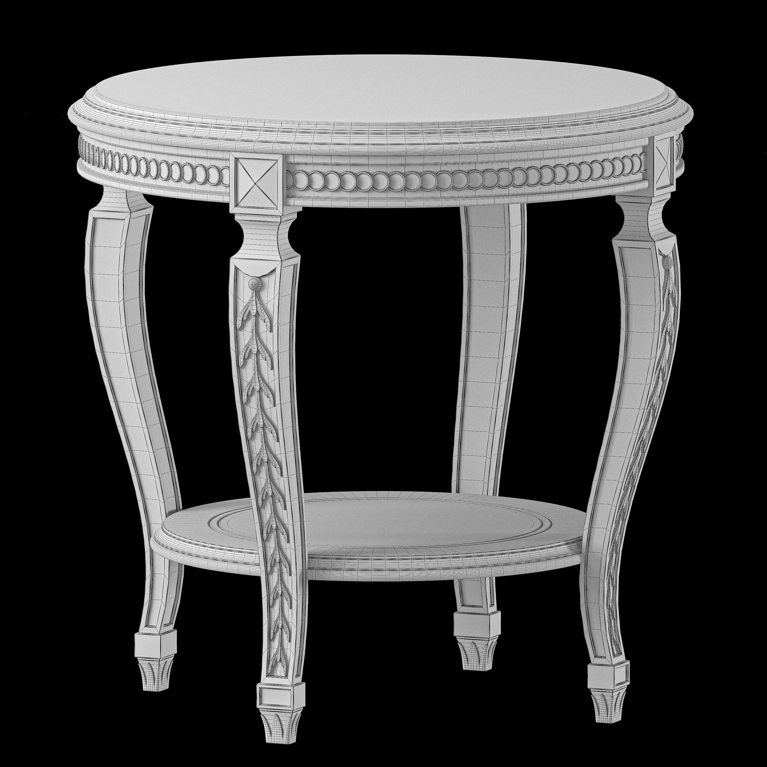 roberto giovannini side table art 1416 3D model_8