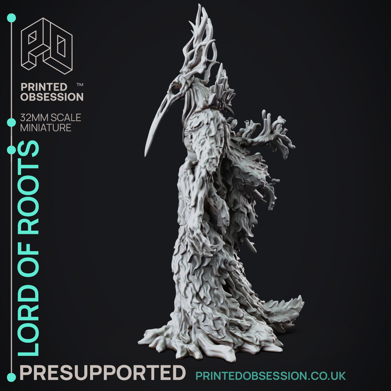 Lord of the Roots - 3D Printable TTRPG - PRESUPPORTED - 32mm 3D print model_5