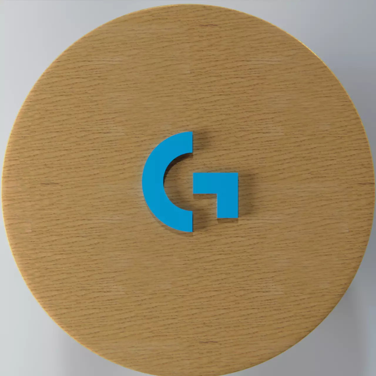 Logitech logo 3D print model_0