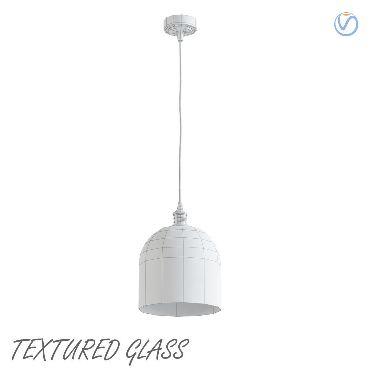 Textured Glass 3D model_1