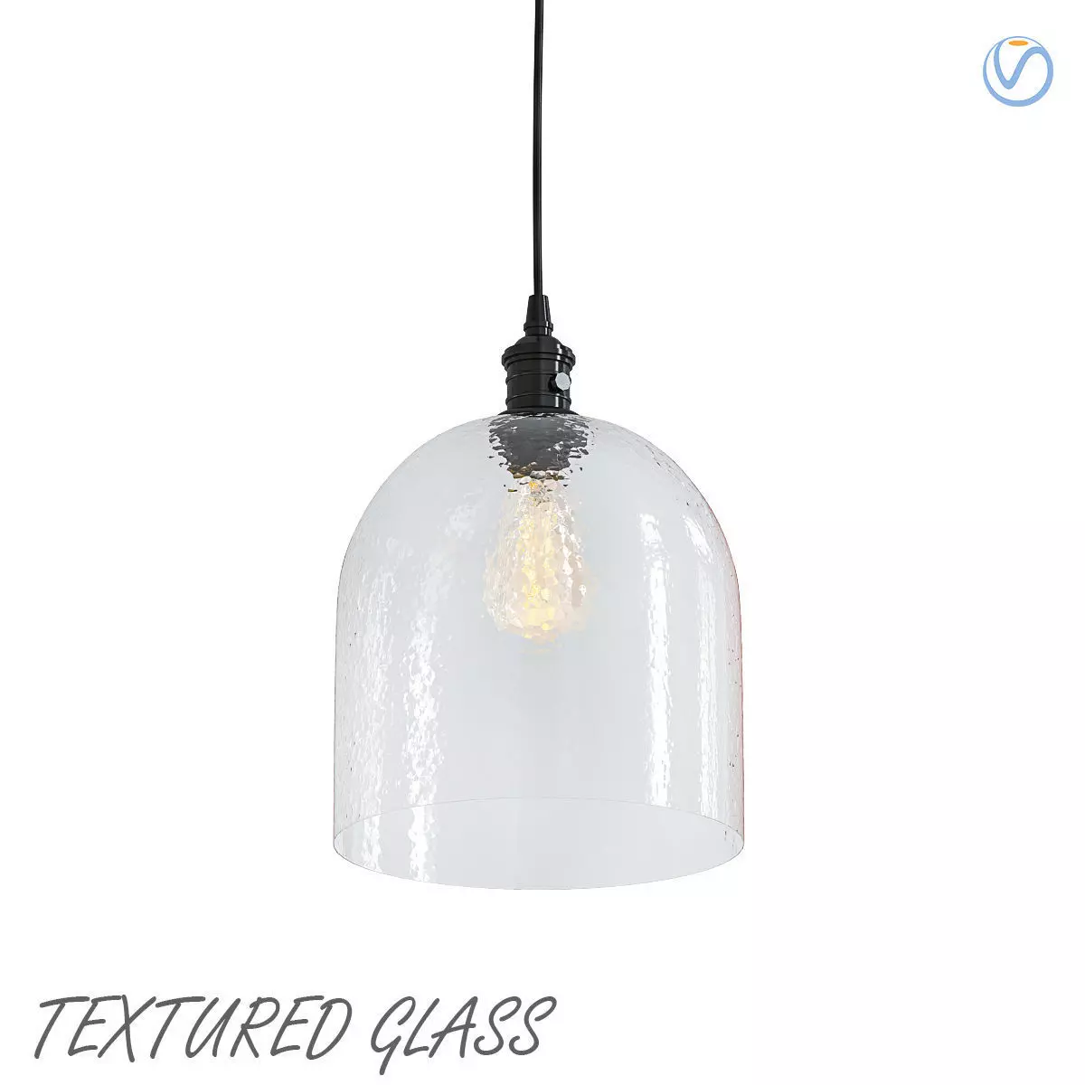 Textured Glass 3D model_0