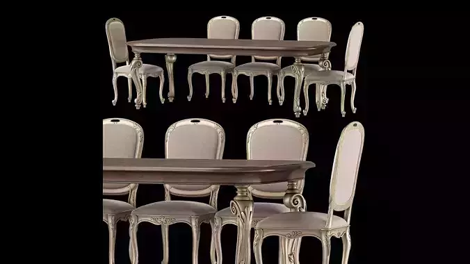 roberto giovannini dining table and chair art 1351