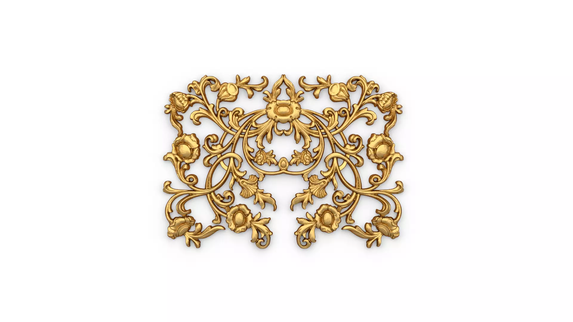 Classic decor ornament 314 3D model_0