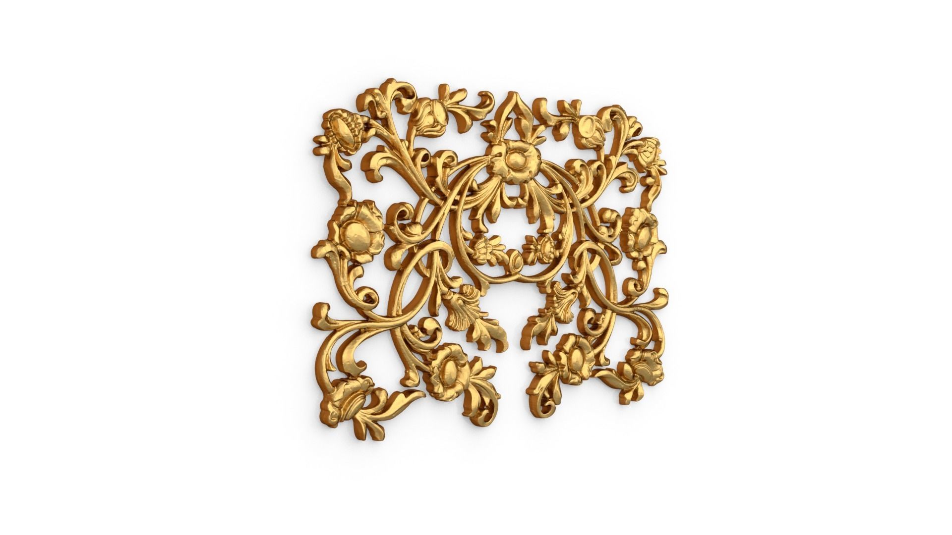 Classic decor ornament 314 3D model_1