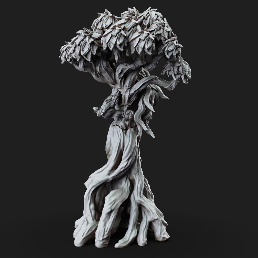 Dryad - 3D Printable TTRPG - PRESUPPORTED - 32mm Scale 3D print model_8