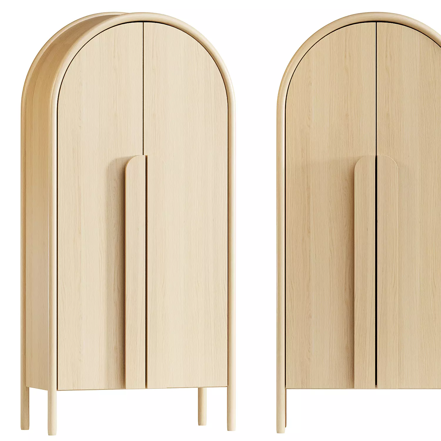 Annie Natural Storage Cabinet by Leanne Ford 3d model  3D model_0