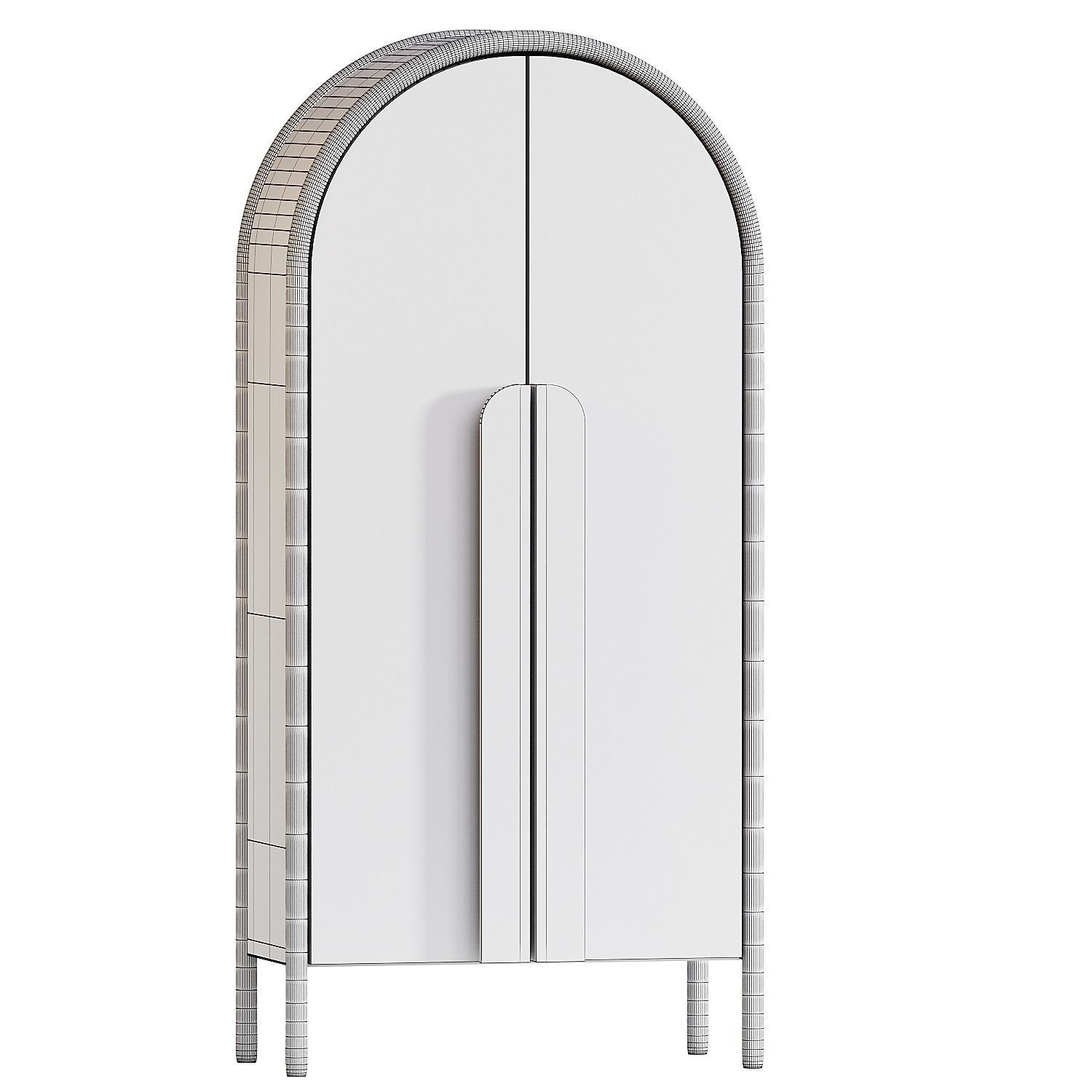 Annie Natural Storage Cabinet by Leanne Ford 3d model  3D model_1