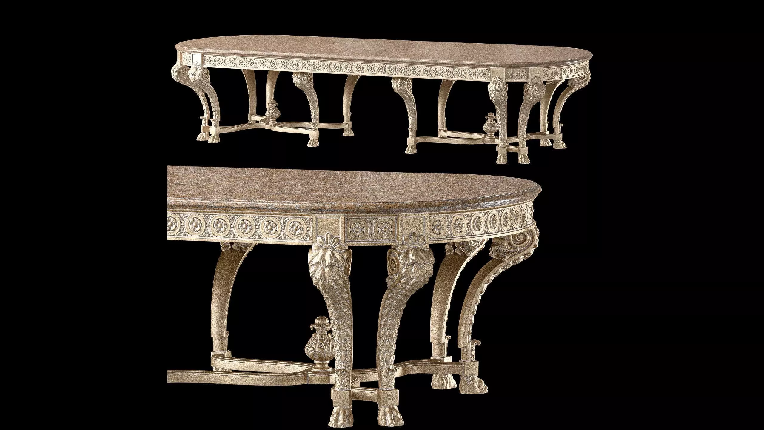 roberto giovannini dining table art 1424 3D model_0
