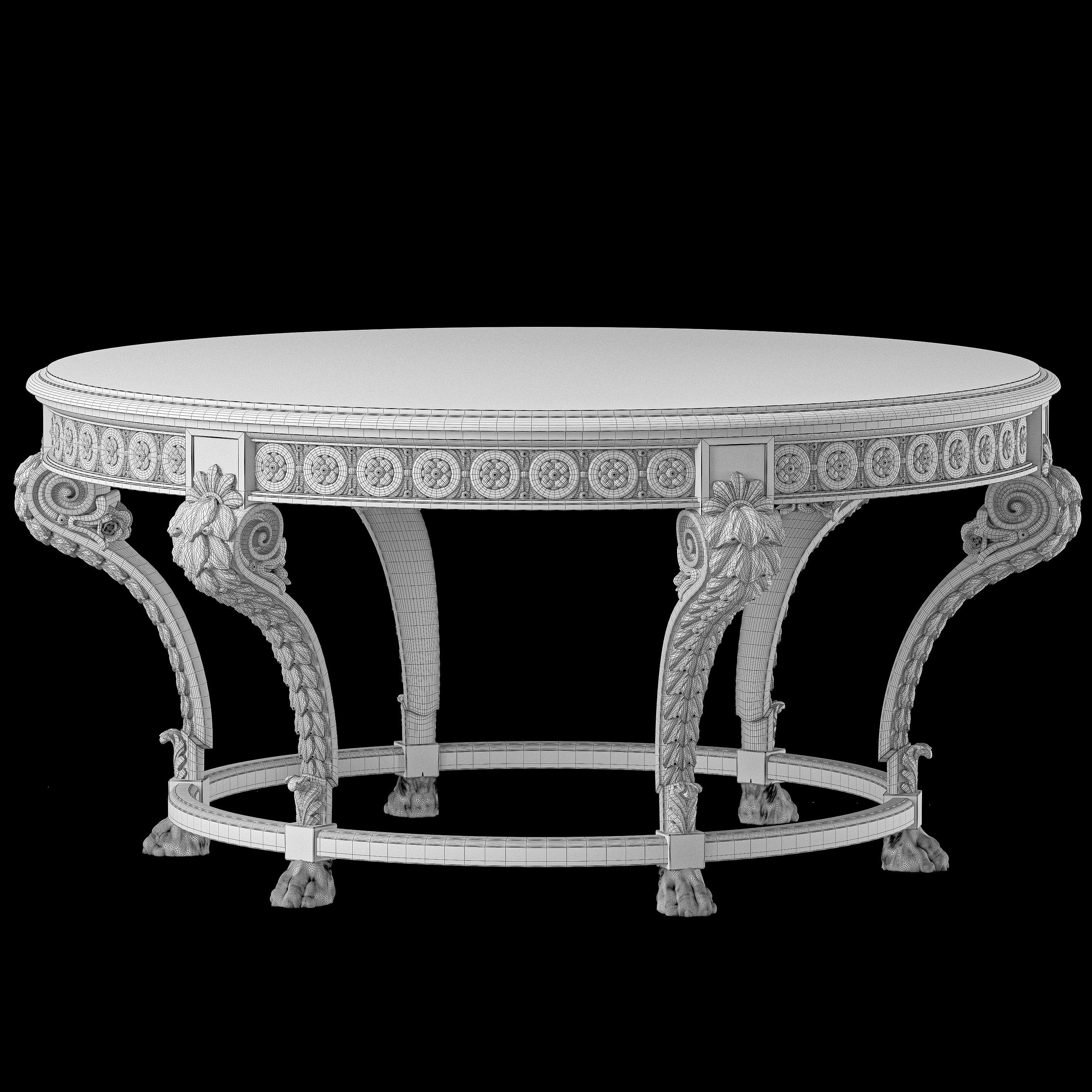 roberto giovannini entance table art 1306 3D model_2