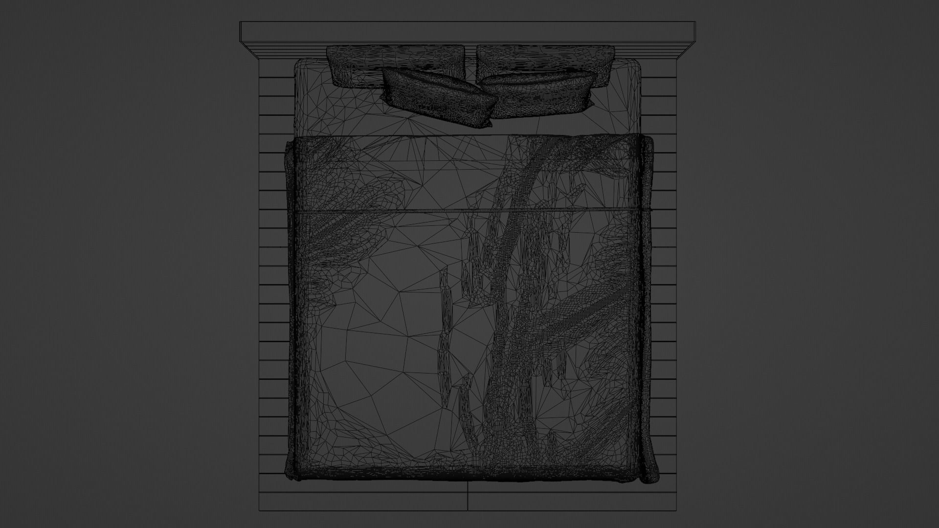 Modern bed 3 3D model_5