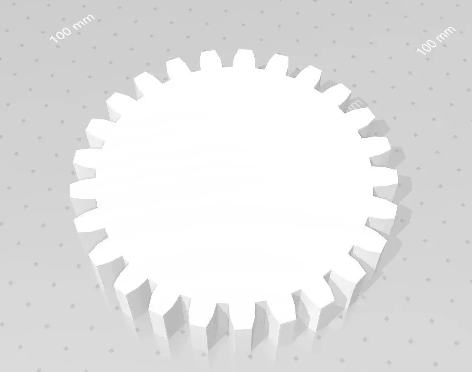Spur Gear 3D print model