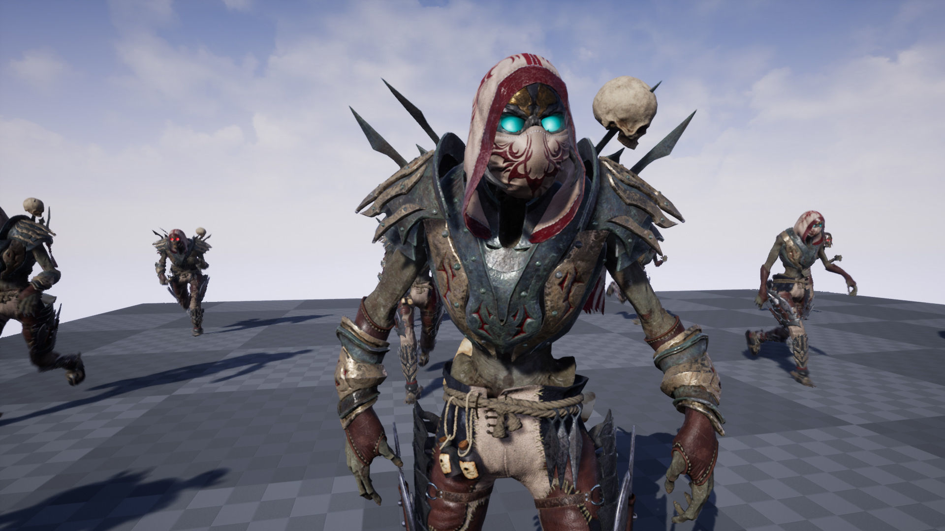 Undead Shinobi Low-poly 3D model_18