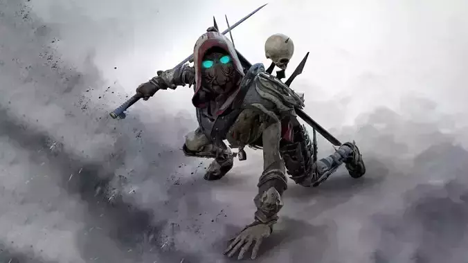 Undead Shinobi Low-poly 3D model