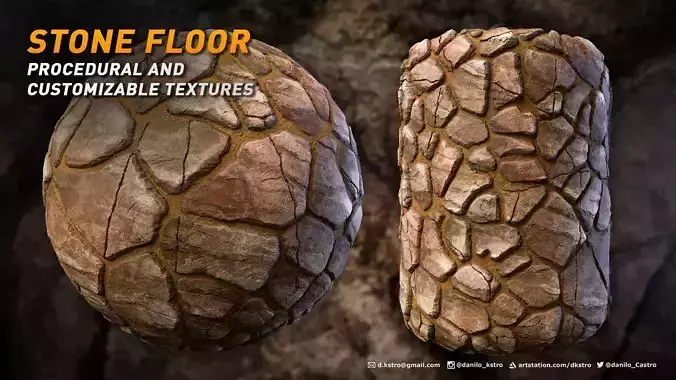Stone Floor - Procedural Texture Texture