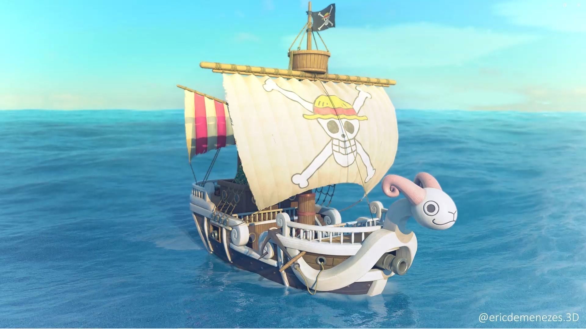 Going Merry from One Piece 3D model_3