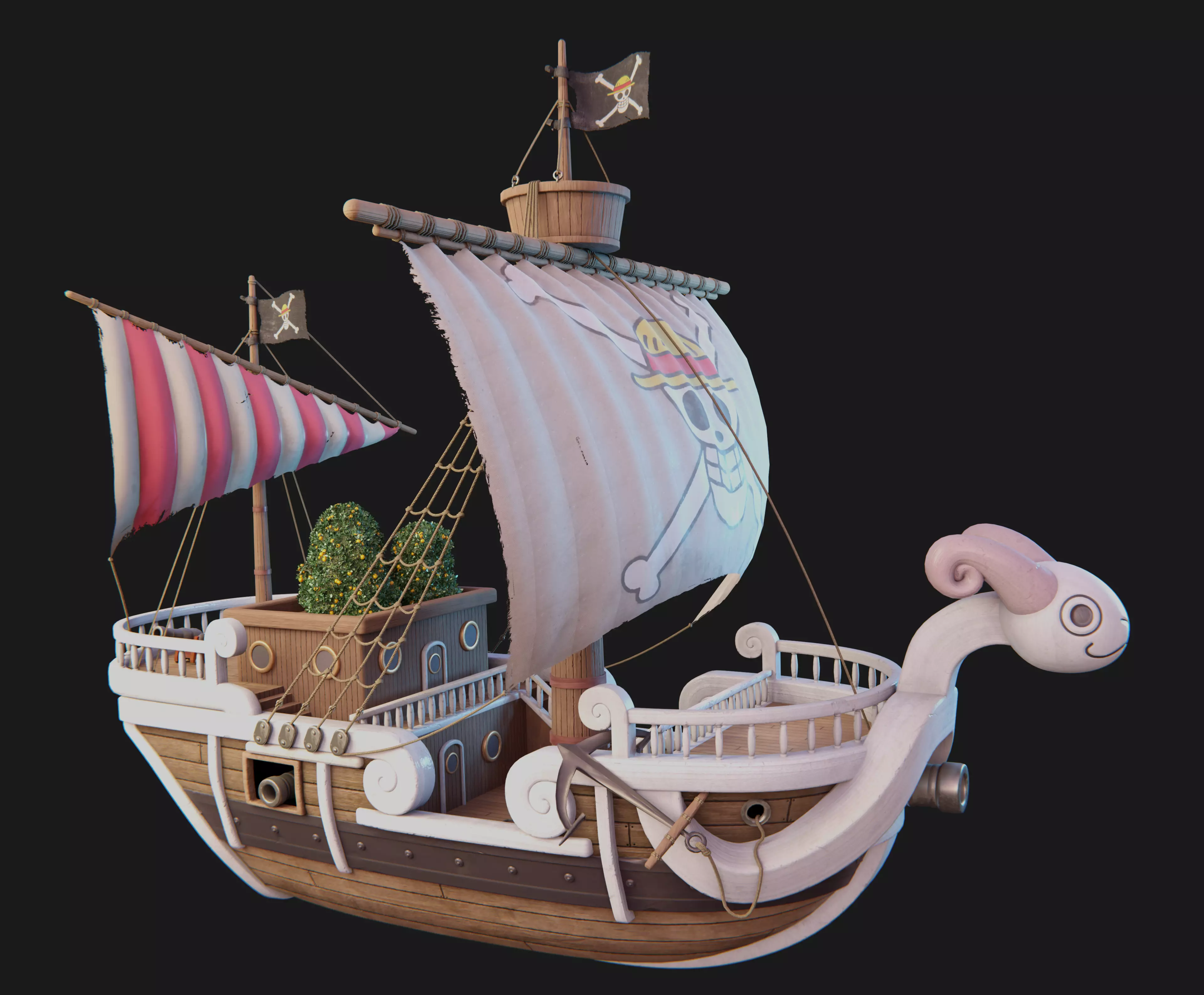 Going Merry from One Piece 3D model_0