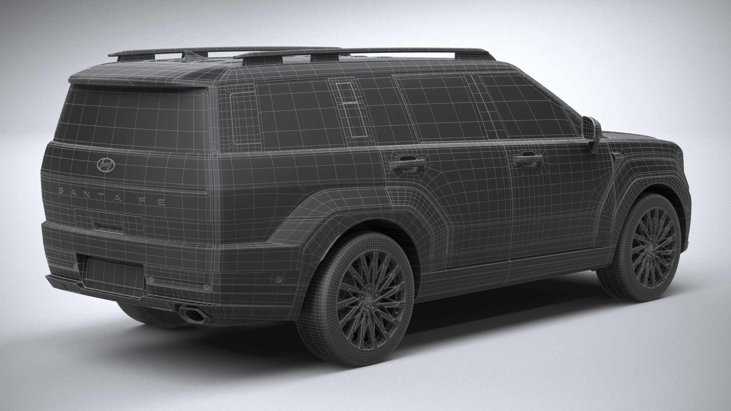 Hyundai Santa Fe 2024 3D model_29