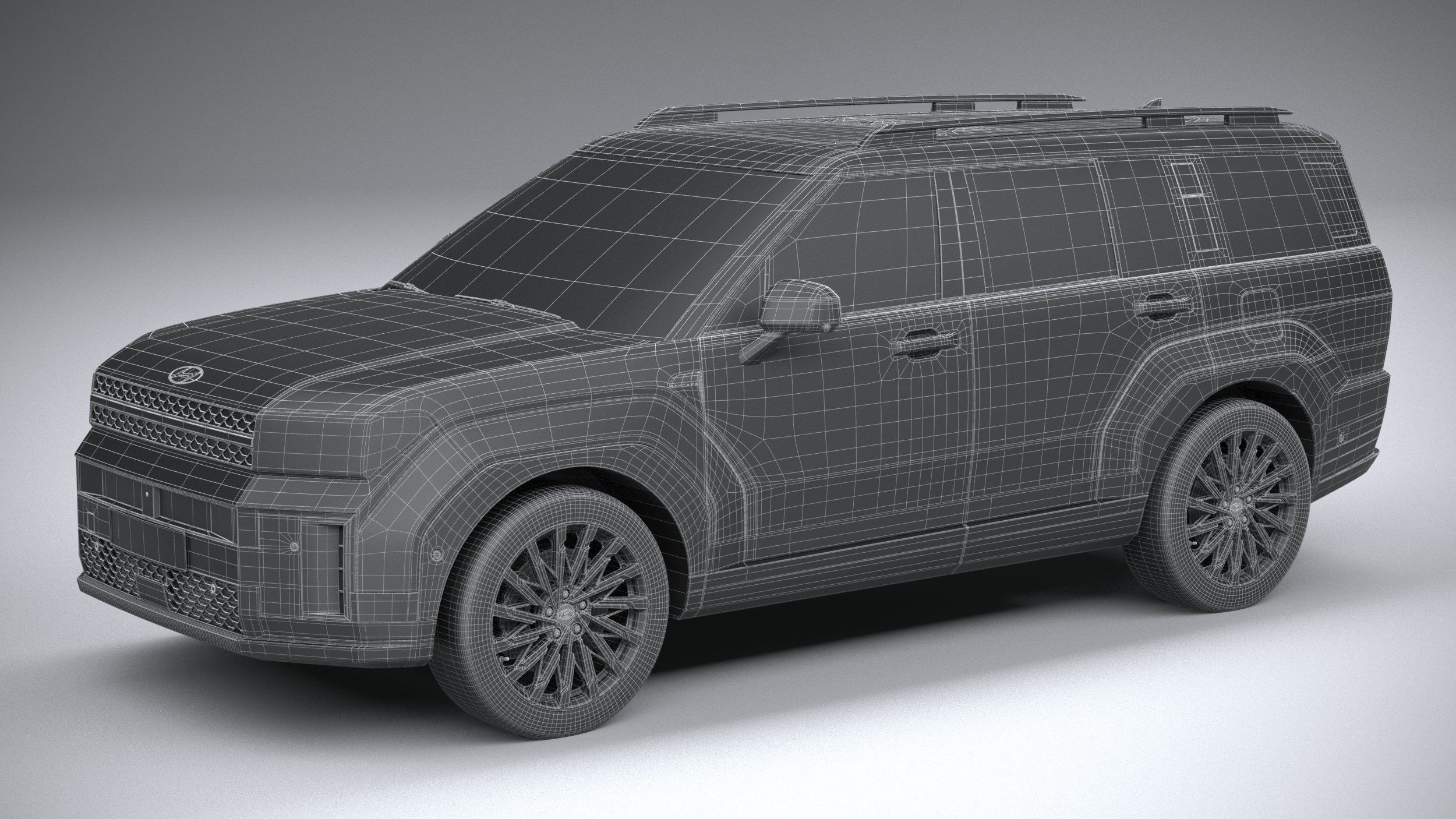 Hyundai Santa Fe 2024 3D model_28