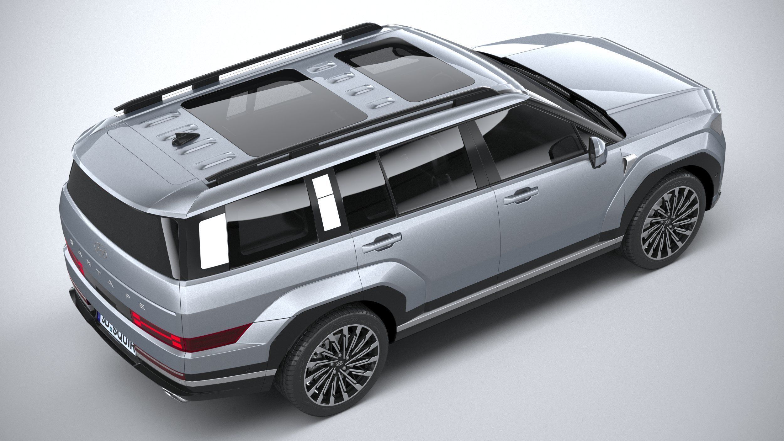 Hyundai Santa Fe 2024 3D model_10