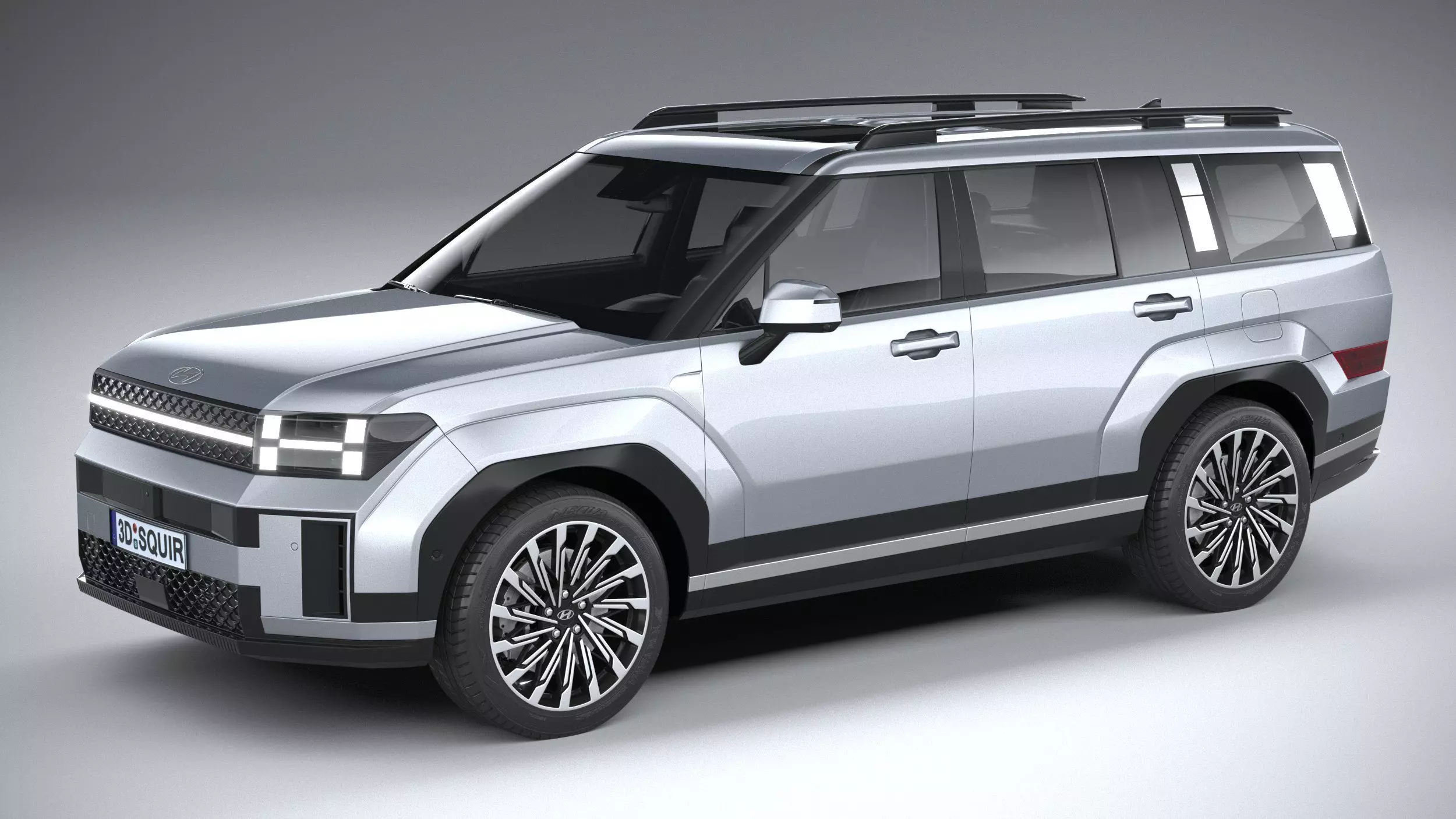 Hyundai Santa Fe 2024 3D model_0