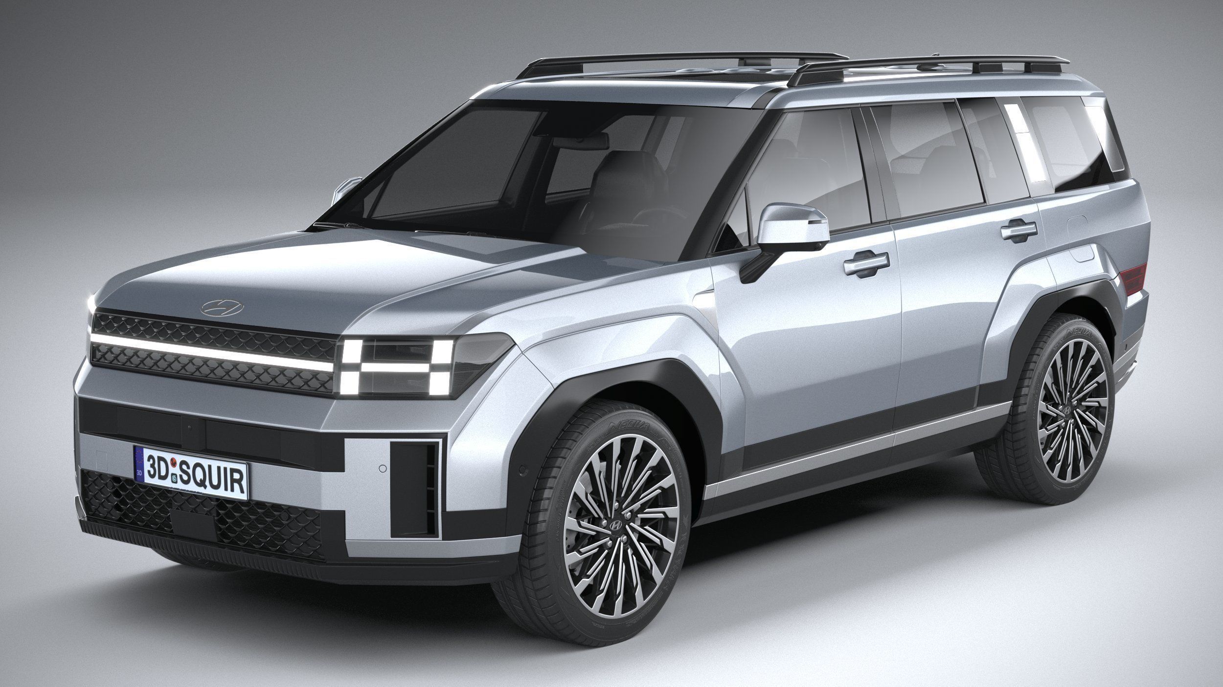 Hyundai Santa Fe 2024 3D model_1