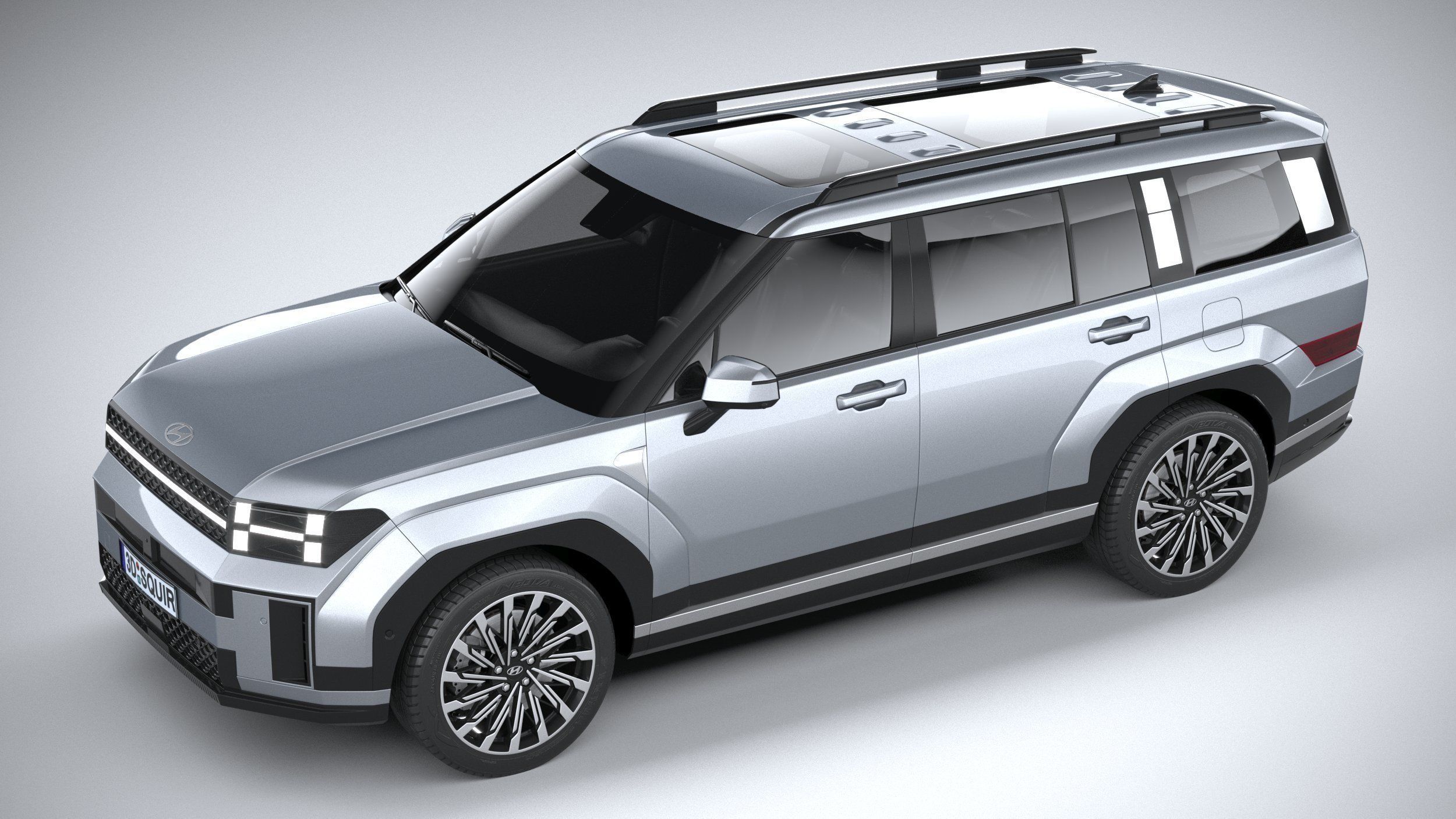 Hyundai Santa Fe 2024 3D model_7