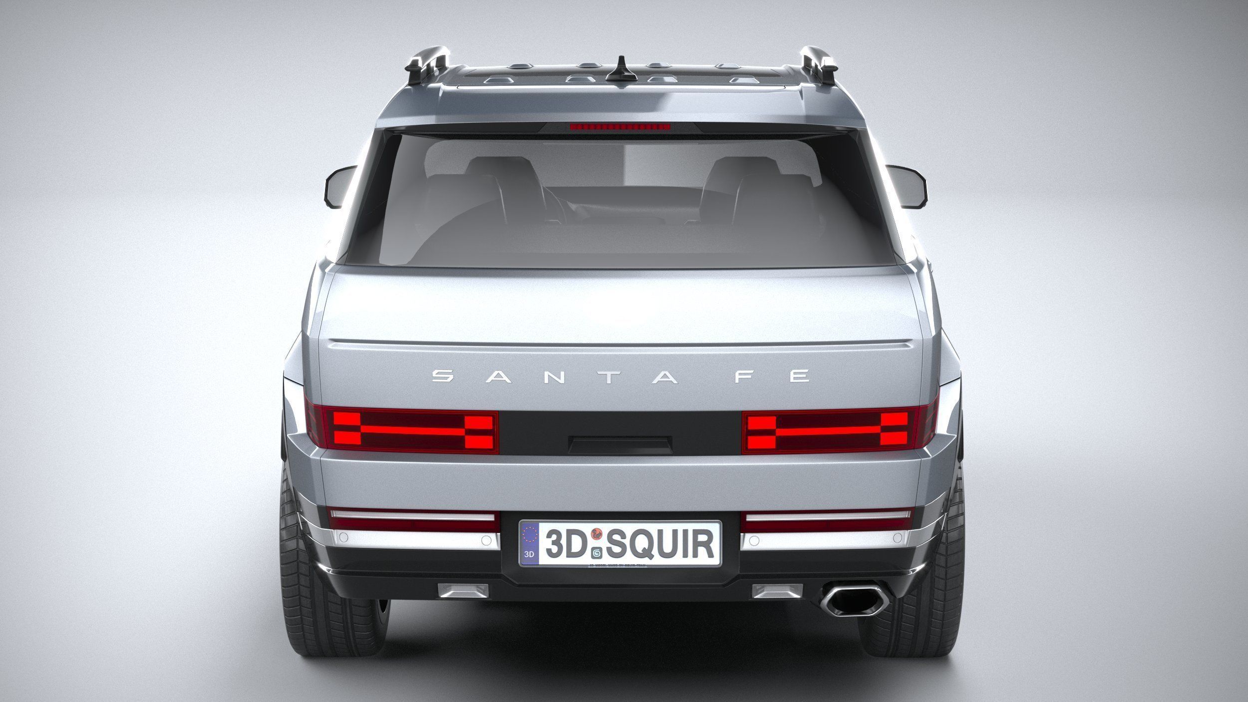 Hyundai Santa Fe 2024 3D model_4