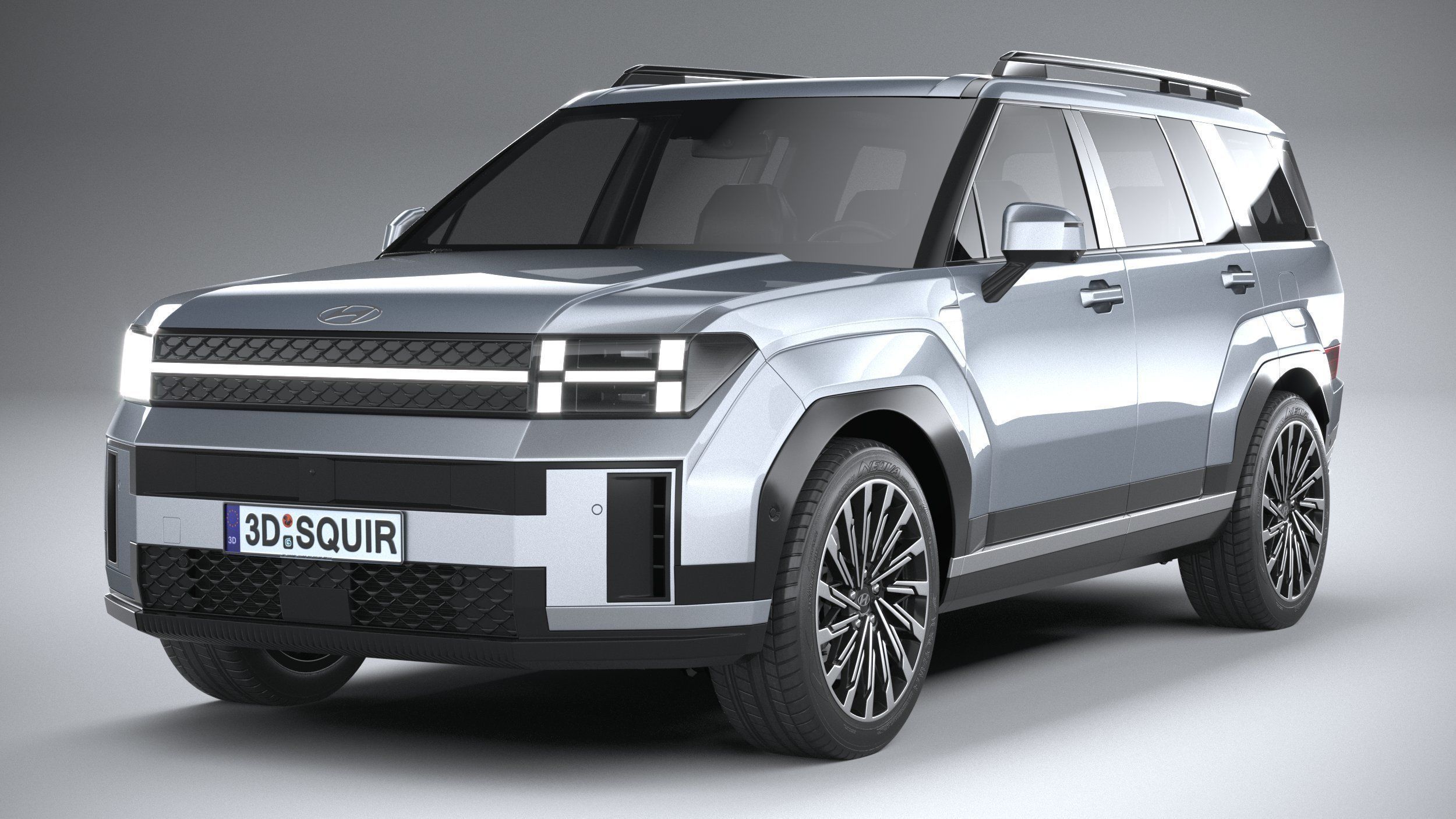 Hyundai Santa Fe 2024 3D model_2