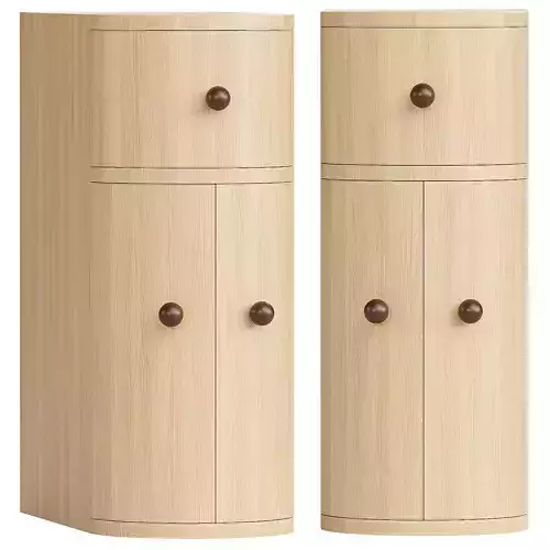 Slim Profile Night Stand 3D model Slim Profile Night Stand 3D model