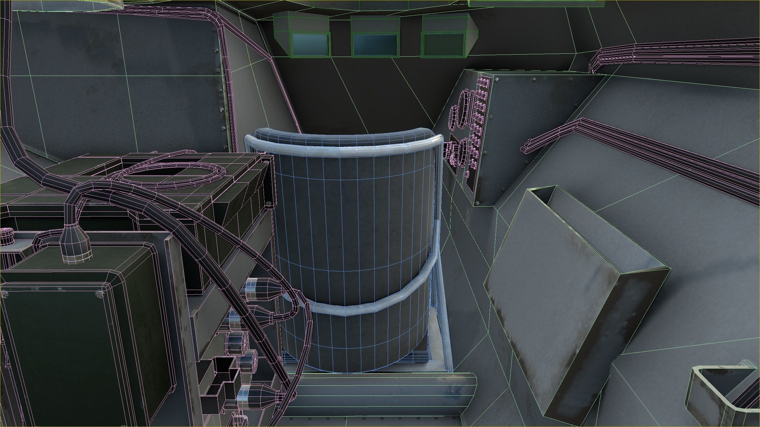 German Wiesel Tank with Tow Missile System and interiors Low-poly 3D model_54