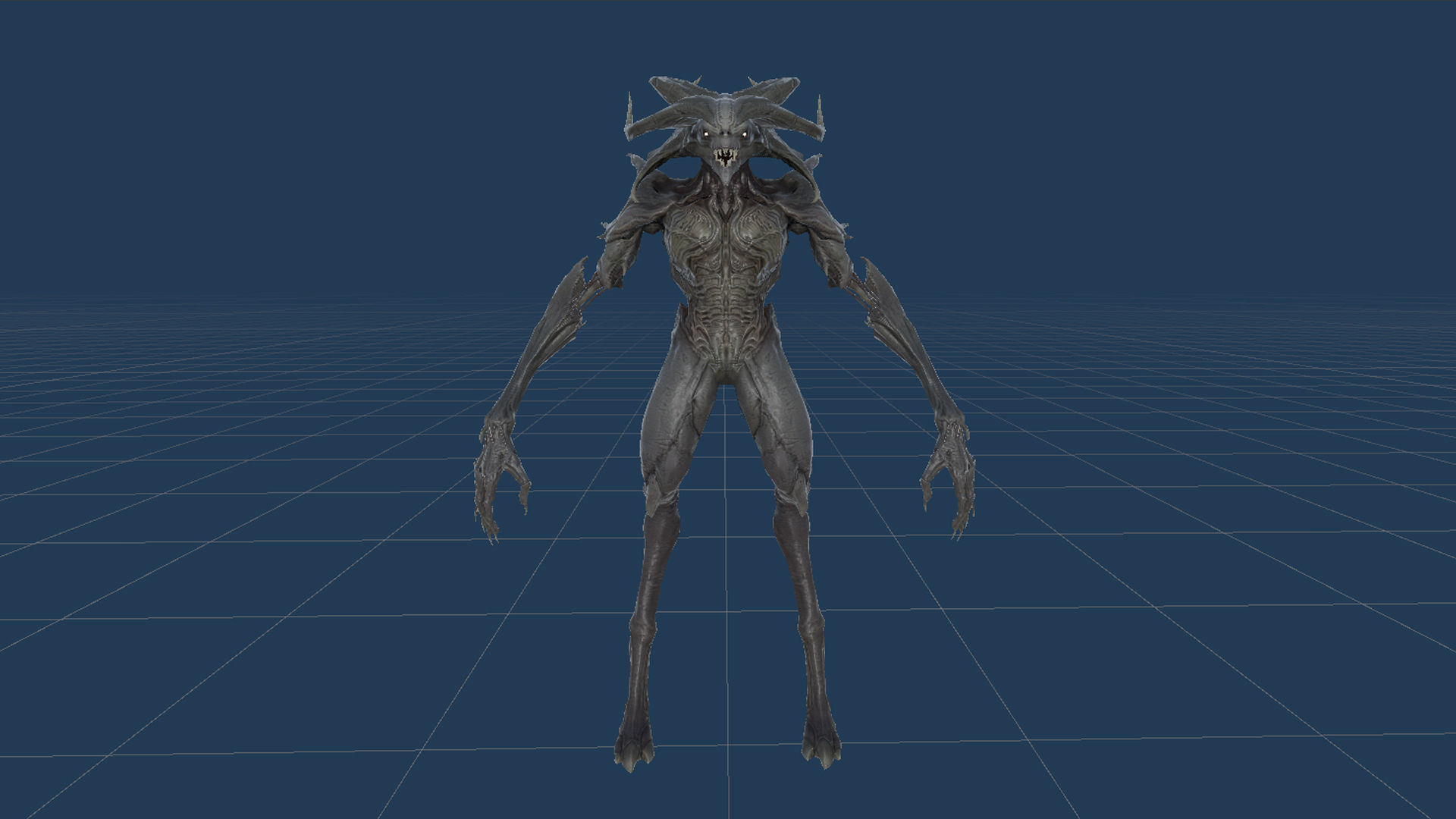 Demon Character 6 Low-poly 3D model_26