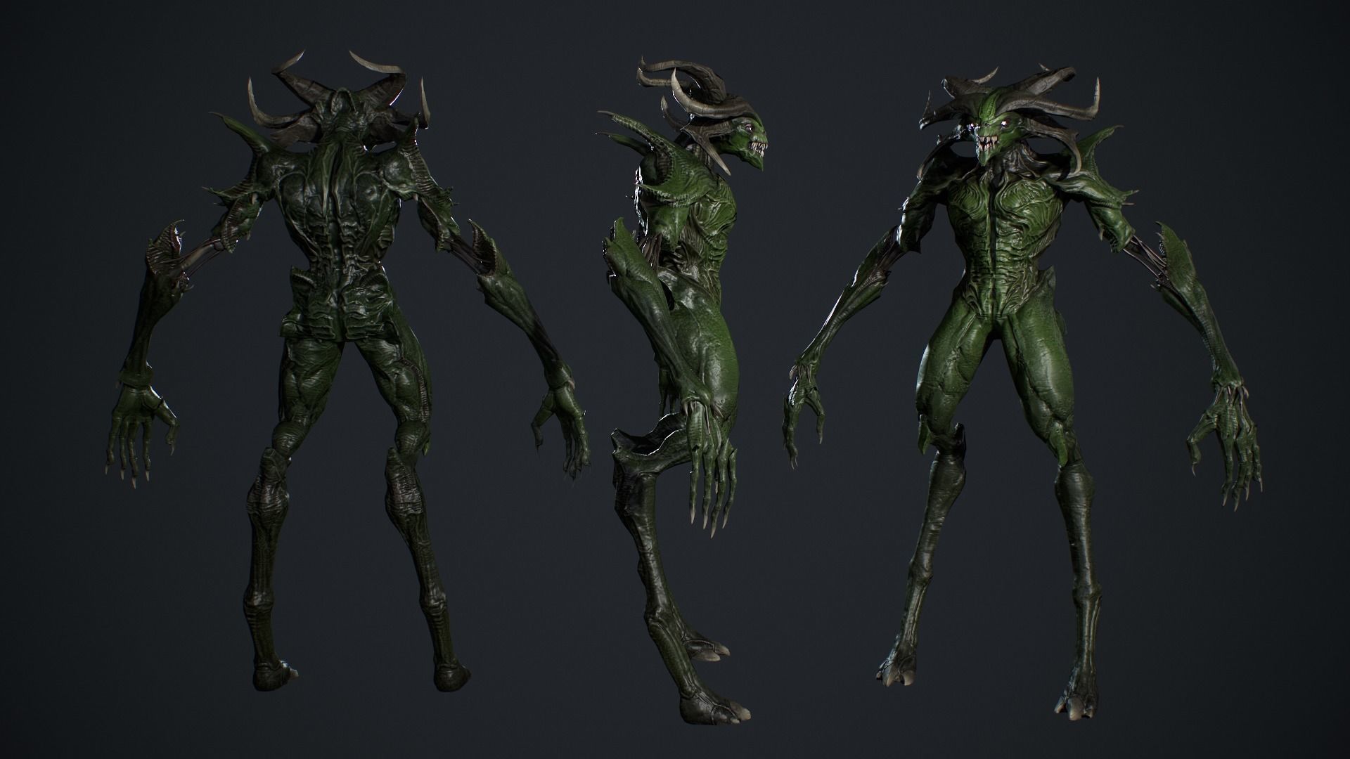 Demon Character 6 Low-poly 3D model_8