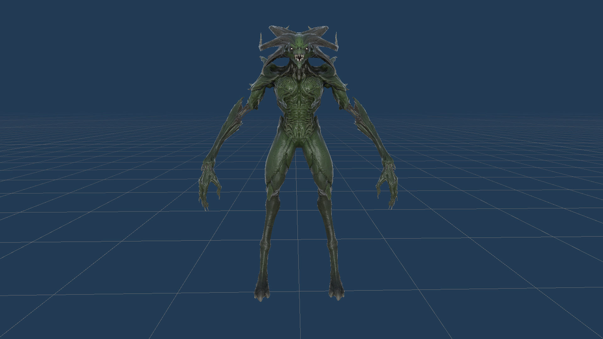 Demon Character 6 Low-poly 3D model_28