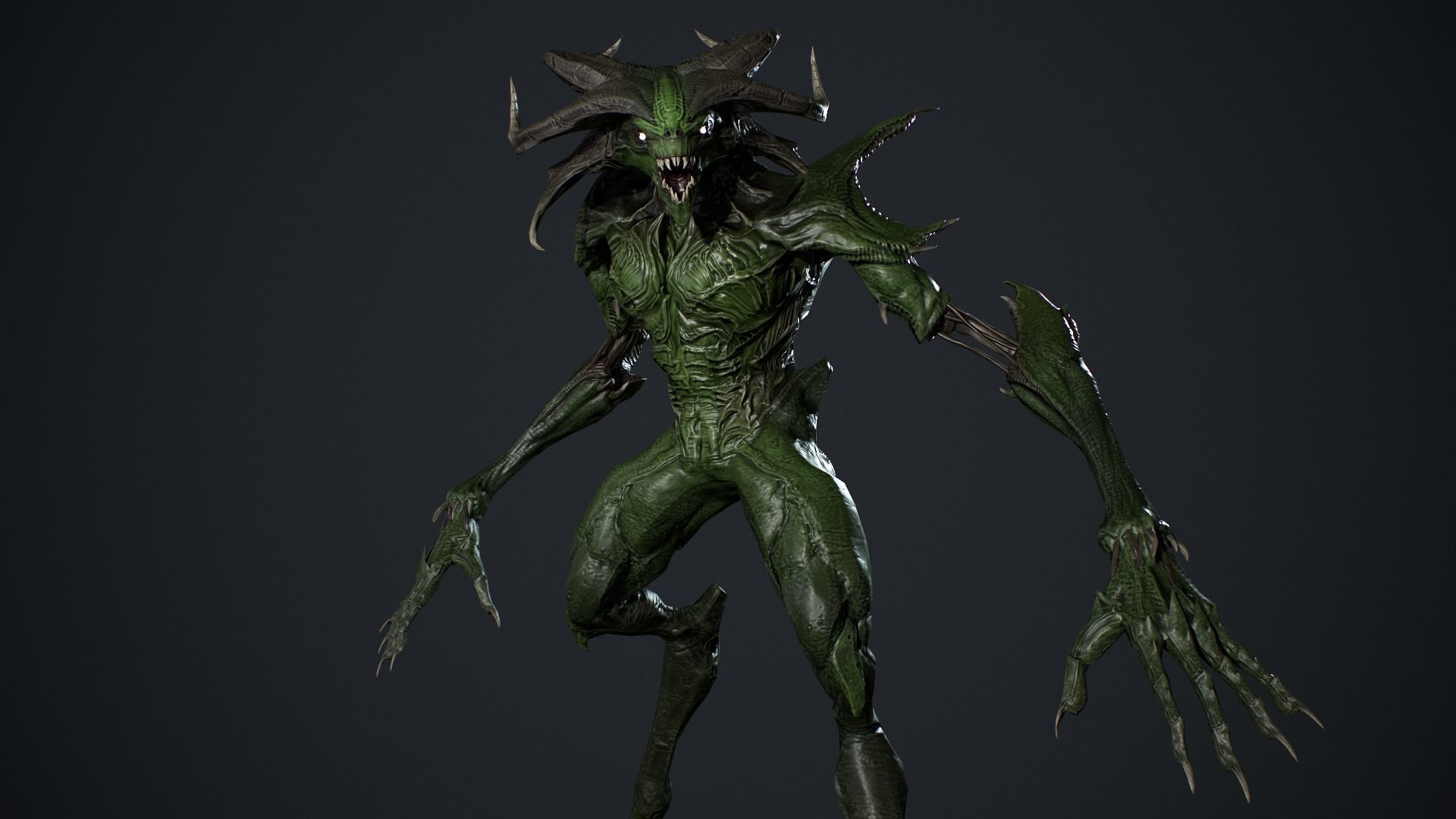 Demon Character 6 Low-poly 3D model_15