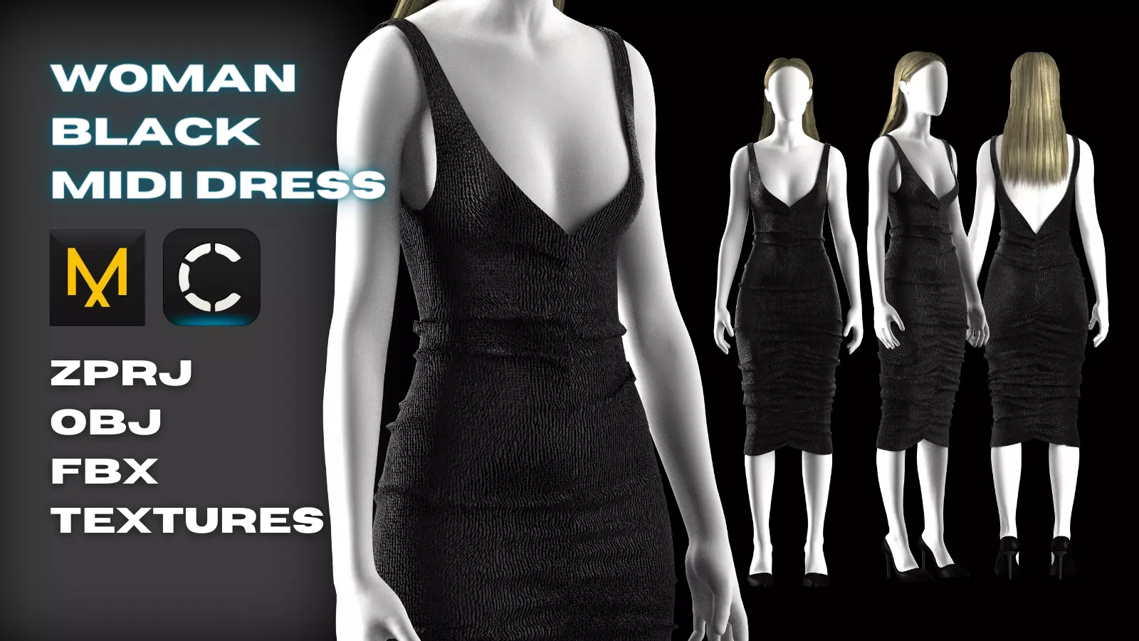 knee length dresses for ladies Designer Sexy Black Midi Dress | Camisole Midi Dress