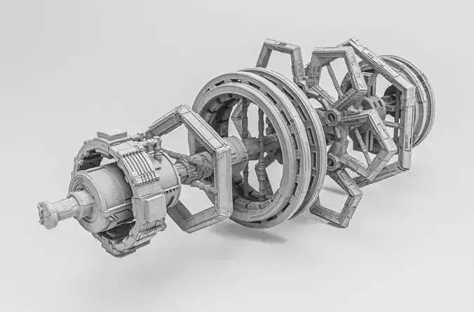 space equipment node 00213 3D model