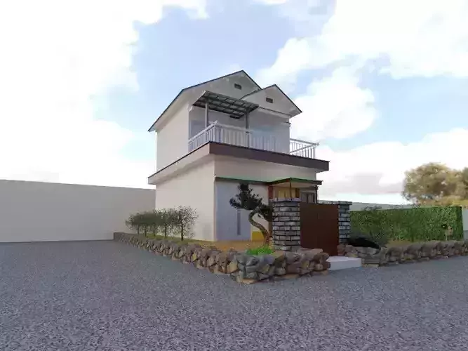 Kishiwada Prefektur Osaka japanese house order 3 by Estrange 3D print model