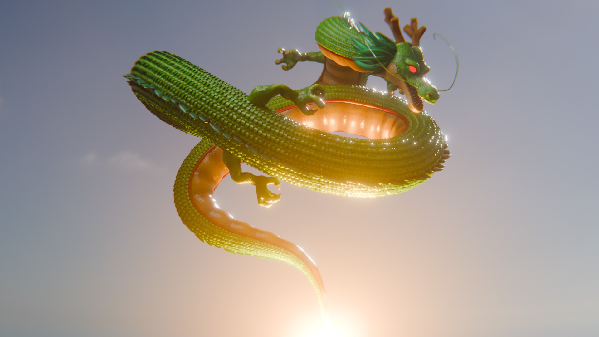 Shenlong or Shenron from Dragon Ball z 3D model_2
