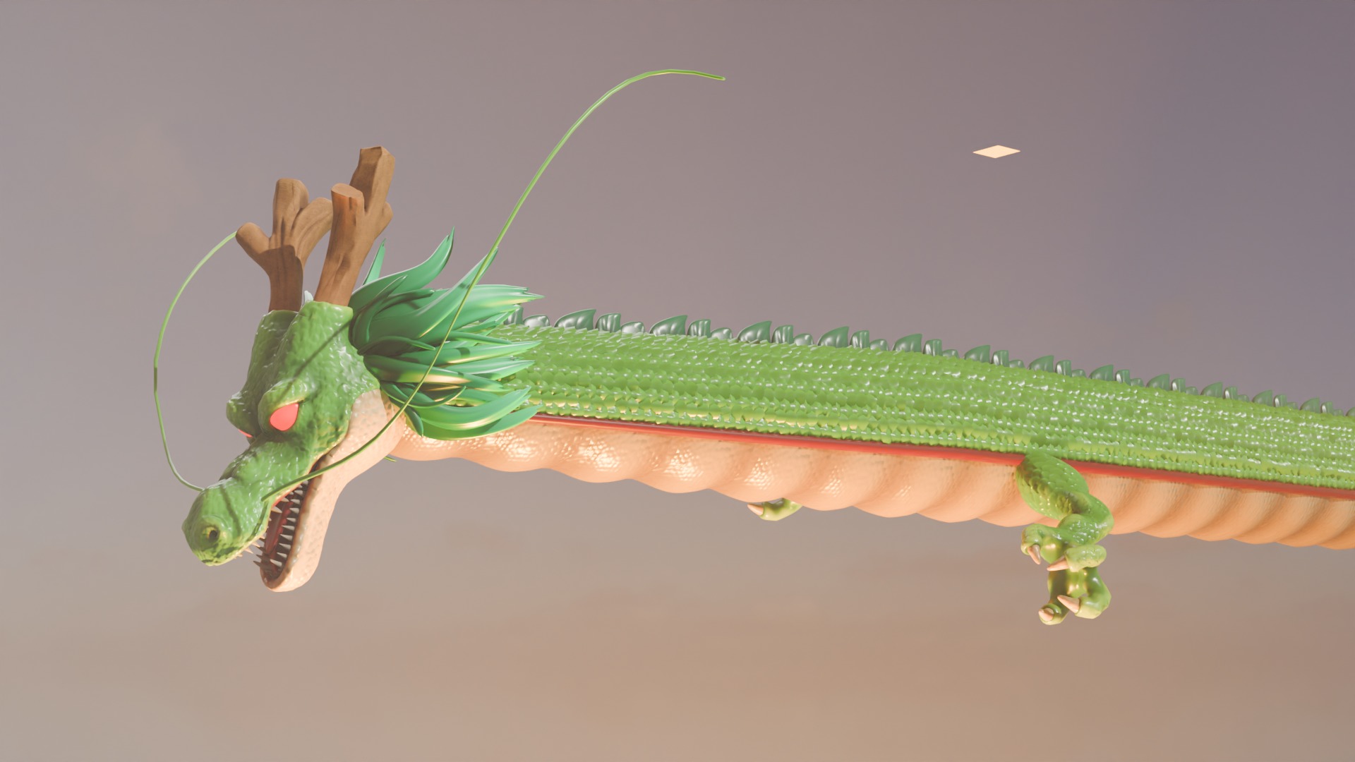 Shenlong or Shenron from Dragon Ball z 3D model_3