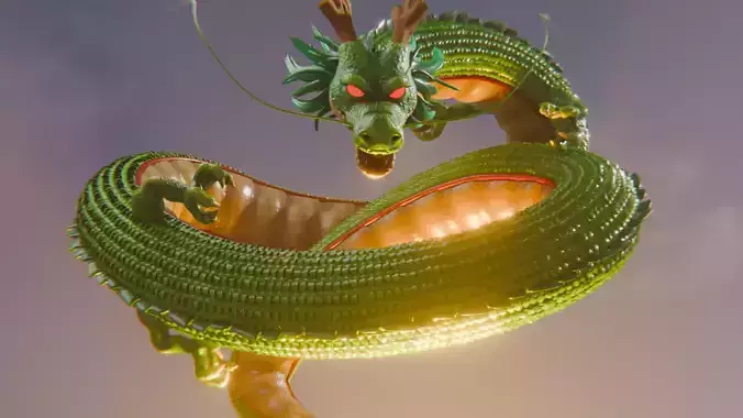 Shenlong or Shenron from Dragon Ball z