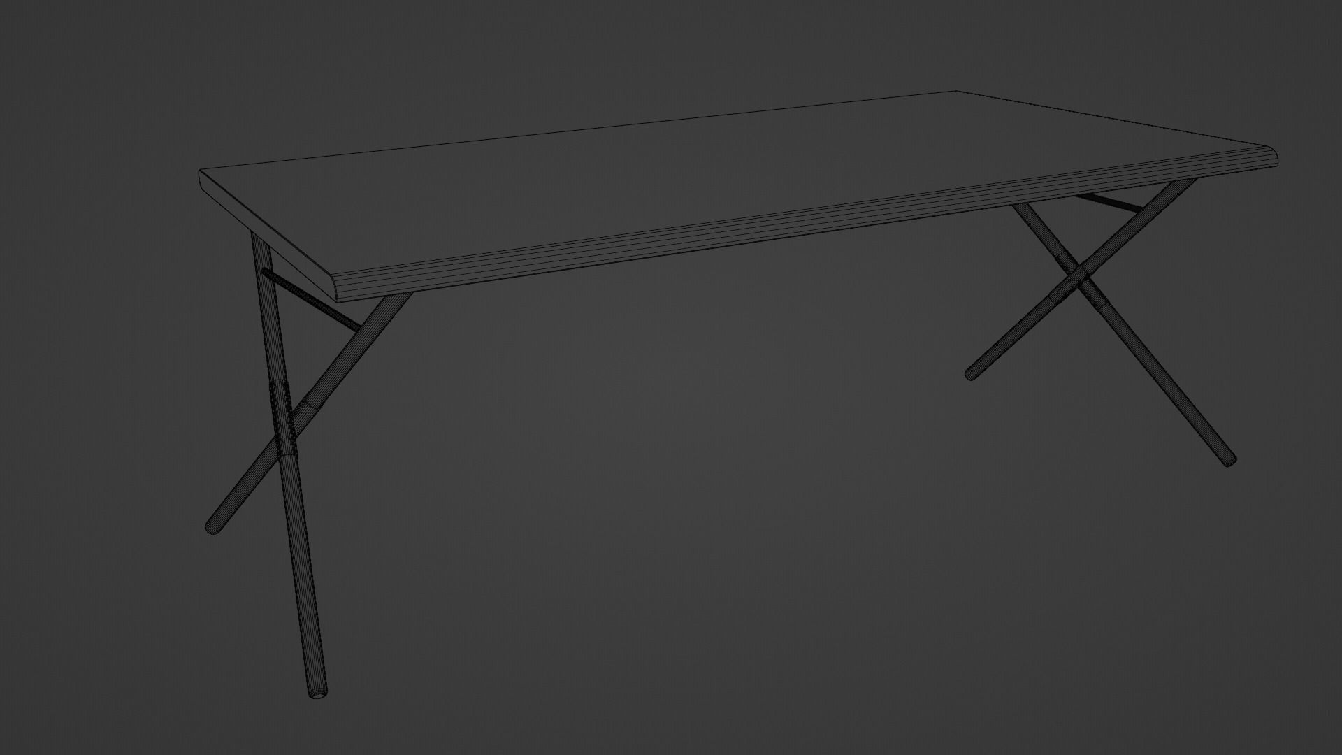 Modern desk 1 3D model_4