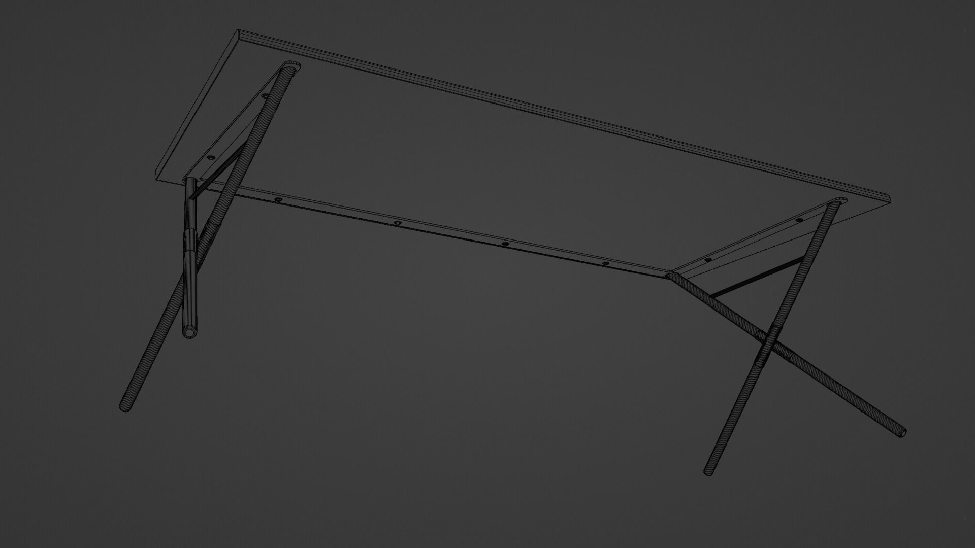 Modern desk 1 3D model_5