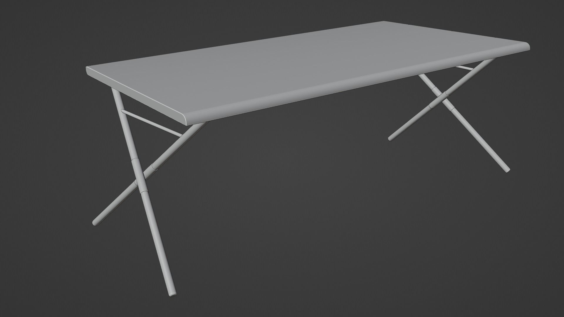 Modern desk 1 3D model_2