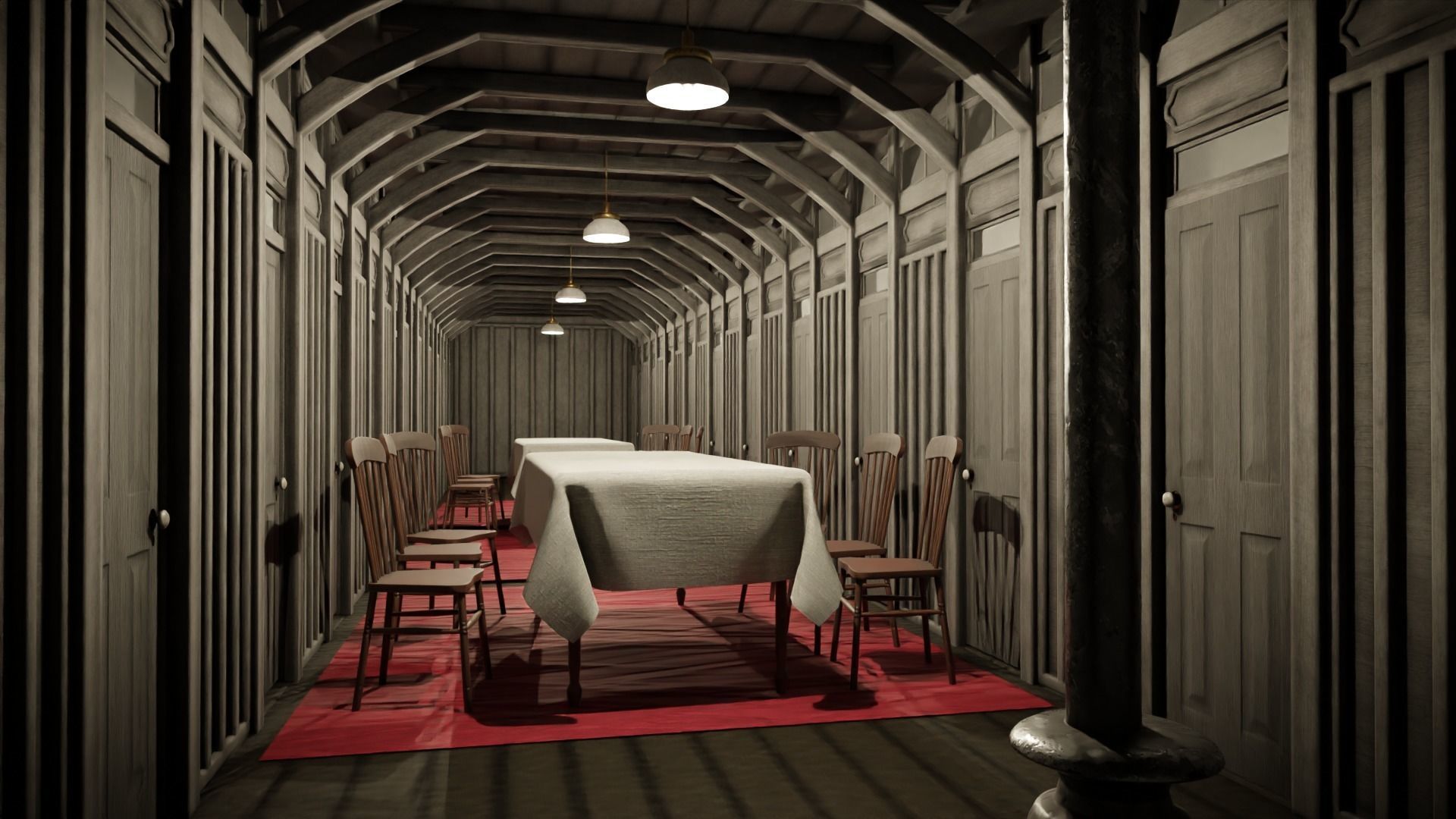 Steamboat Low-poly 3D model_23