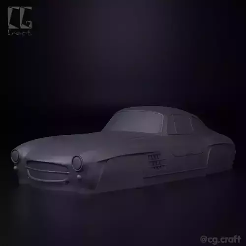 Mercedes 300SL simplified decorative model
