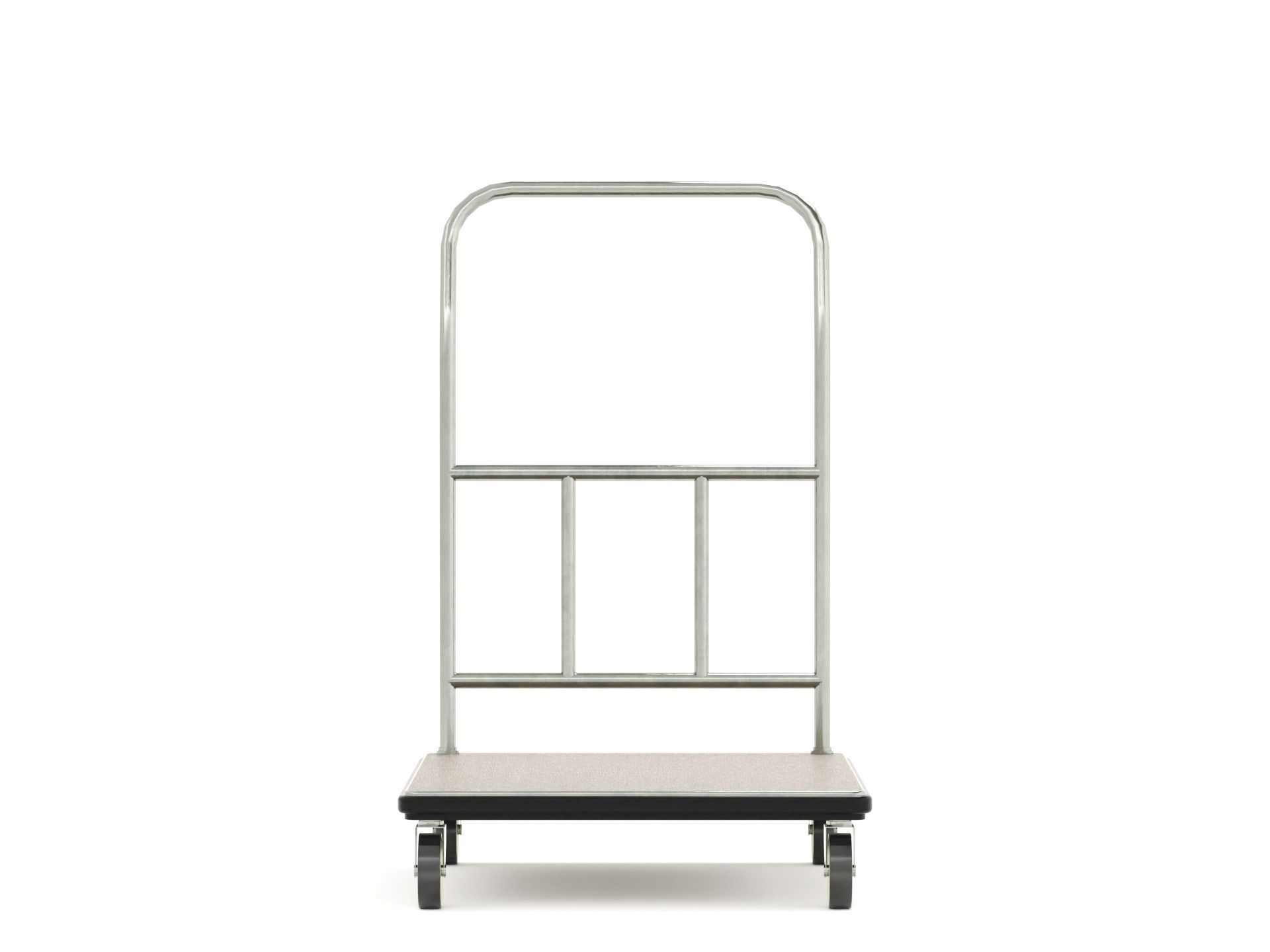 Low-Poly Luggage Trolley Low-poly 3D model_9